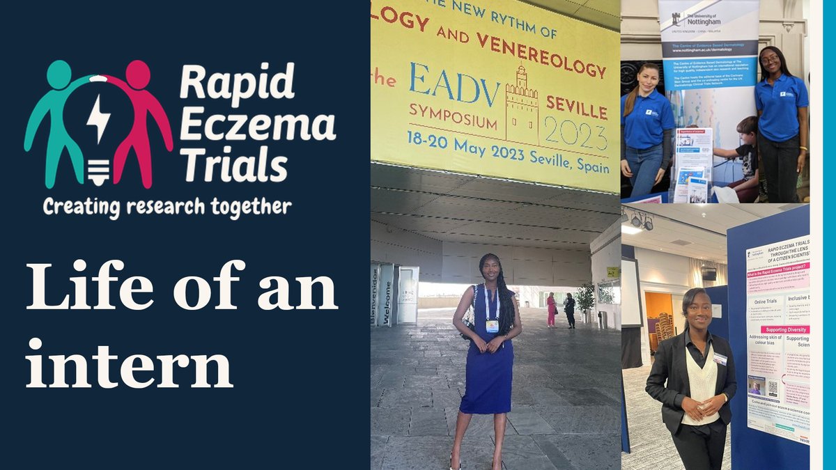 ⭐️One of our Medical Students has had the chance to intern with @CebdNottm for @eczemasupport #RapidEczemaTrials thanks to @UniofNottingham's  Excel in Science scheme.⭐️

Check out Natalie's blog to find out more about her time as an intern: blogs.nottingham.ac.uk/medschoollife/…