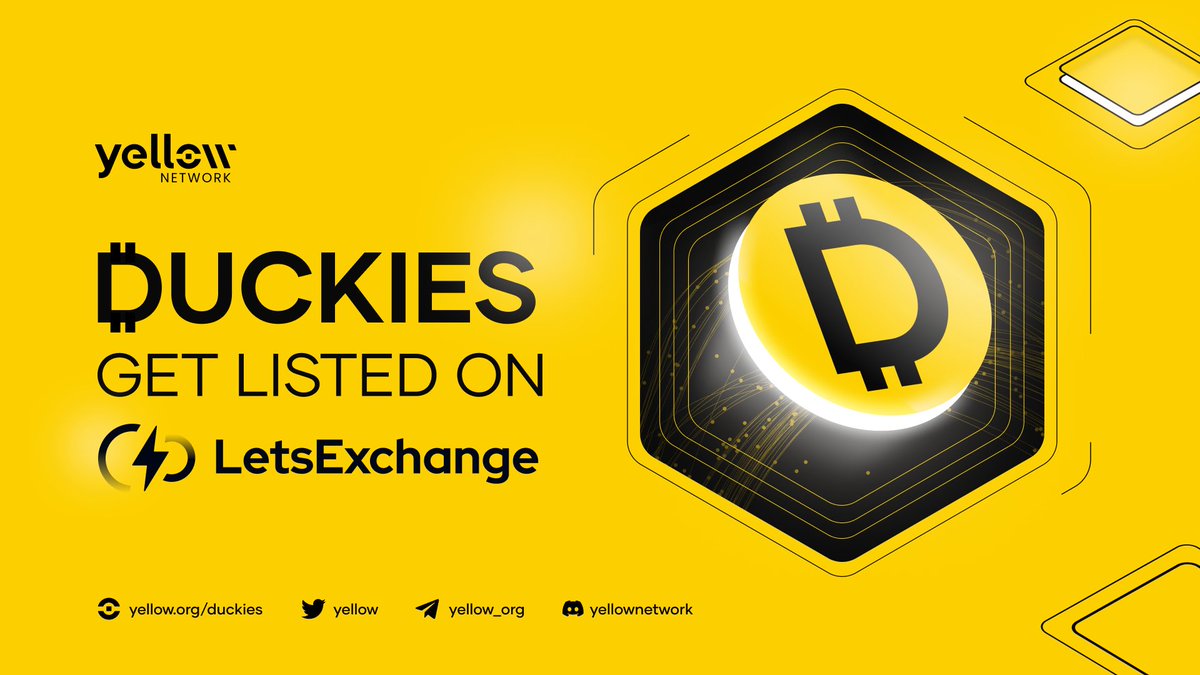 🦆Quacktastic news, fellas. $DUCKIES is now available for trading and swapping on <a href="/letsexchange_io/">LetsExchange</a>. Learn more about our collaboration and next steps: 

letsexchange.io/blog/letsexcha…