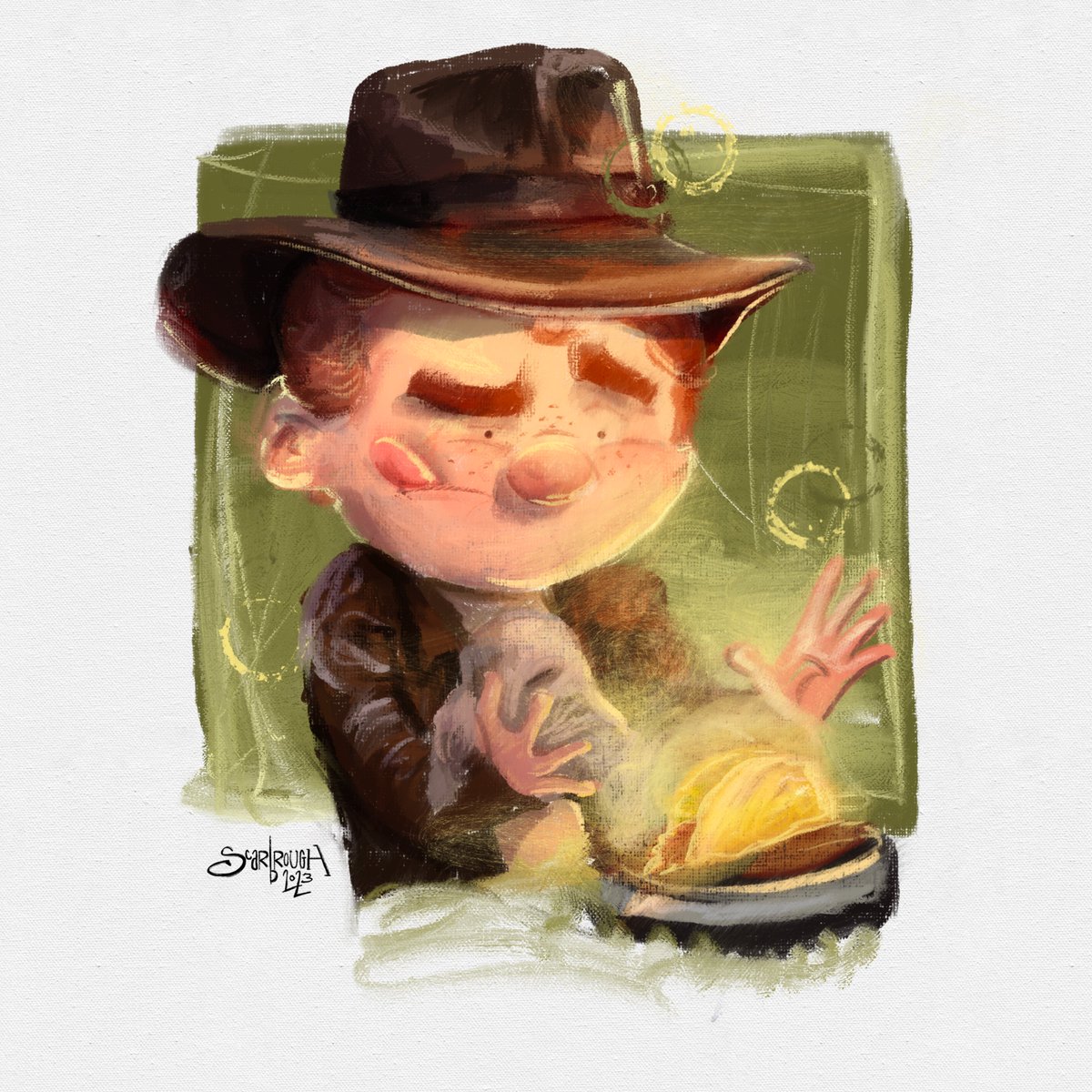 Scarbrough_Art's tweet photo. TACOS.
Still having an absolute blast using @MaxUlichney 's fantastic #oilmaxpack brush set on @Procreate . https://t.co/zPZlBg9LfE