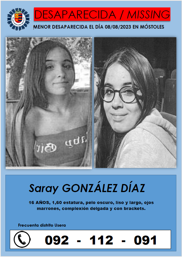 #Desaparecidos #sosdesaparecidos #Missing #España #Móstoles