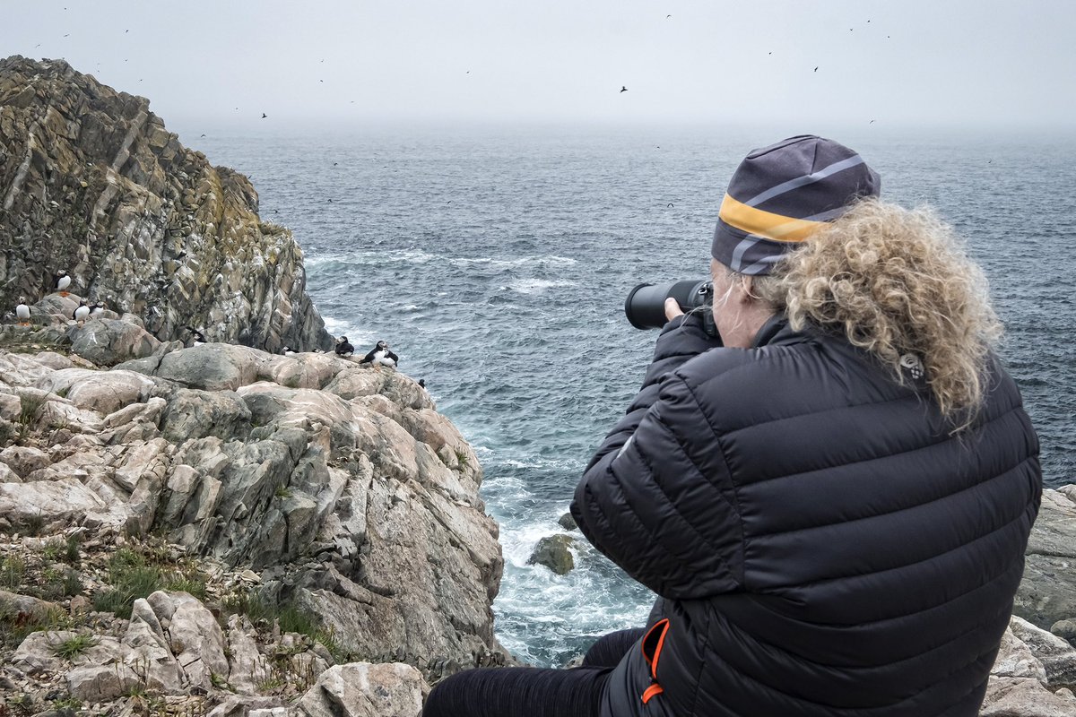 Larger than life personalities … never underestimate the allure of puffins!  Something my guests learned very quickly during a recent multi-day tour on Bonavista Peninsula.  Where will a Far East Photography Tour take you in 2023? <a href="/LegendaryCoasts/">Legendary Coasts</a> <a href="/NLtweets/">NewfoundlandLabrador</a>