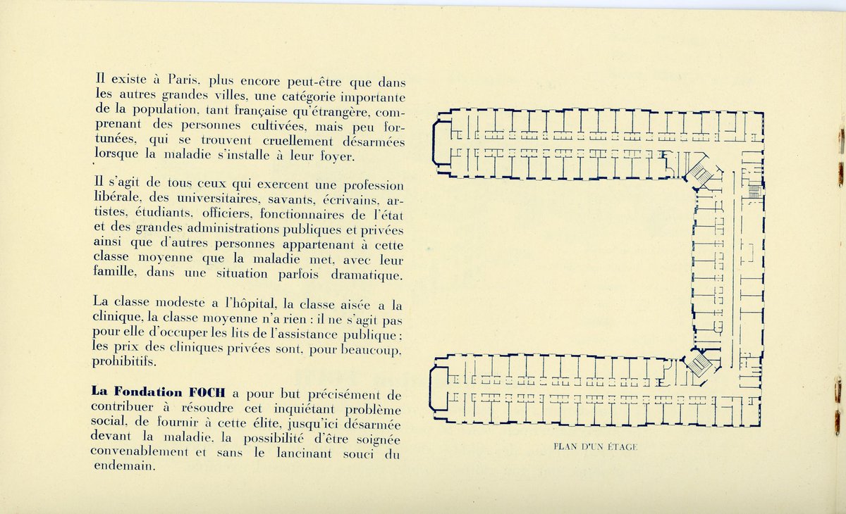 Créer un hôpital qui n’eut point l’air d’en être un, et l’organiser de telle façon qu’il soit accessible à tous, où les patients n’auraient à payer que les frais généraux : c’est la raison d’être de la Fondation qui perdure grâce au soutien de ses #donateurs.
