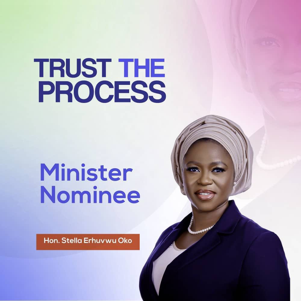 ABATBabes's tweet photo. We believe in Madam @StellaOkotete. We also trust the process and are assured her nomination will be confirmed. 

#BATBABES https://t.co/bZJRO6qh2i