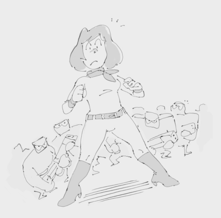 socko_bocko's tweet image. i like how they draw her hair in that show