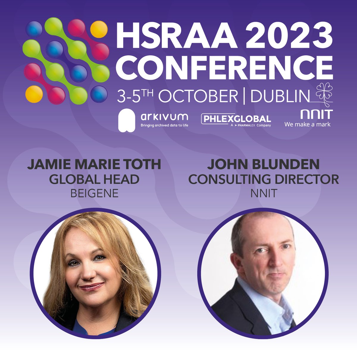 TheHSRAA's tweet photo. The HSRAA looks forward to Jamie Marie Toth &amp; John Blunden presenting the session “Moving House? What to think about when establishing a GxP DataArchive” at #HSRAA23.

Find out more: https://t.co/kyvxQz5ZLG

#Archiving #GxP #TMF https://t.co/fGJK8UB78K