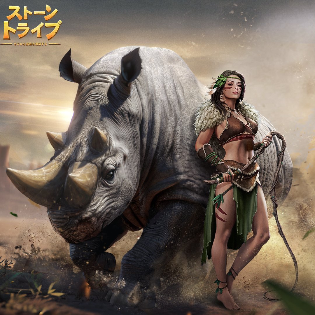 PrimitiveEra_JP's tweet photo. 【史前の野獣を飼い慣らし、森の王に成る】

🌴10000年前の原始時代を舞台とし、
      細かい部分から広大な世界マップまで、

🎨美しい現実的なグラフィックで描かれた世界で、
     最先端の技術で10000年前の伝説動物を再現！

#ストーントライブ　＃ストトラ https://t.co/6YIzDI43gZ