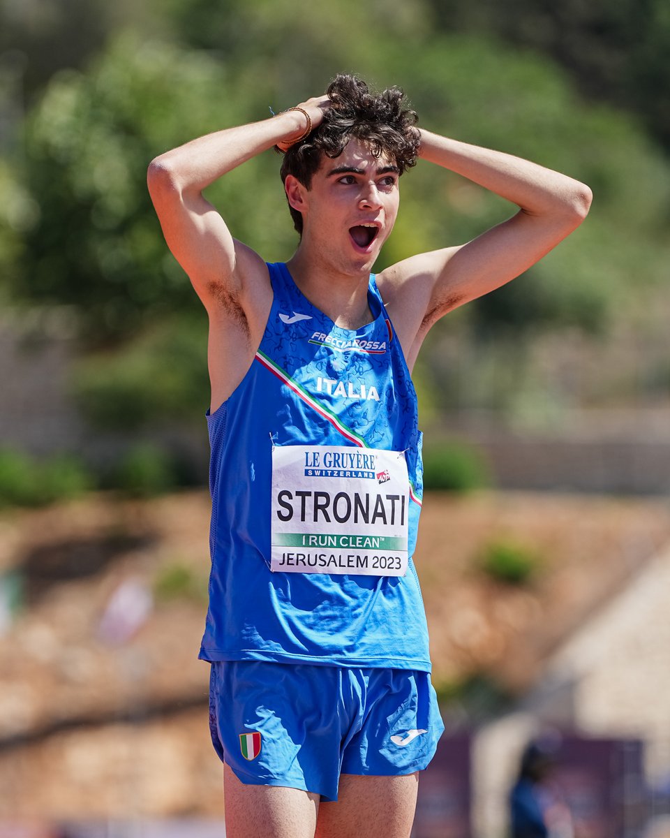 atleticaitalia's tweet photo. 🥈 𝐀𝐫𝐠𝐞𝐧𝐭𝐨 𝐩𝐞𝐫 𝐒𝐭𝐫𝐨𝐧𝐚𝐭𝐢

🇮🇹  Edoardo Stronati è sul podio agli Europei U20 di Gerusalemme: secondo posto nell'alto con 2,18 dopo un errore, stessa misura dello svedese Melwin Lycke Holm che ci riesce al primo tentativo

👉 https://t.co/ikRH6WRxSH

📷 Grana/FIDAL https://t.co/6sNynvZAcy