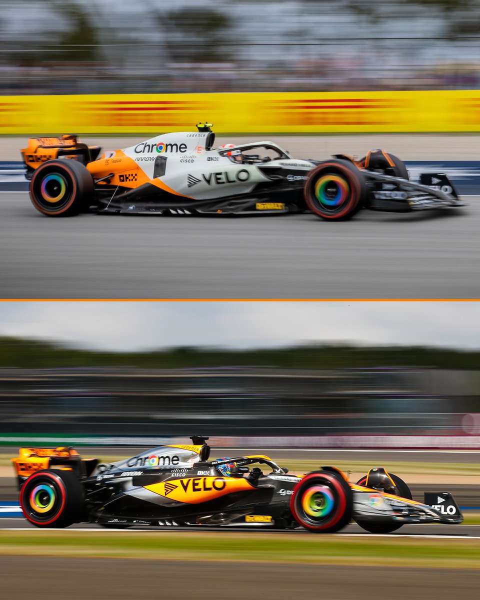 Triple Crown x Chrome. 💫

Two special liveries in our 60th year. 🧡

#F1 #McLaren60