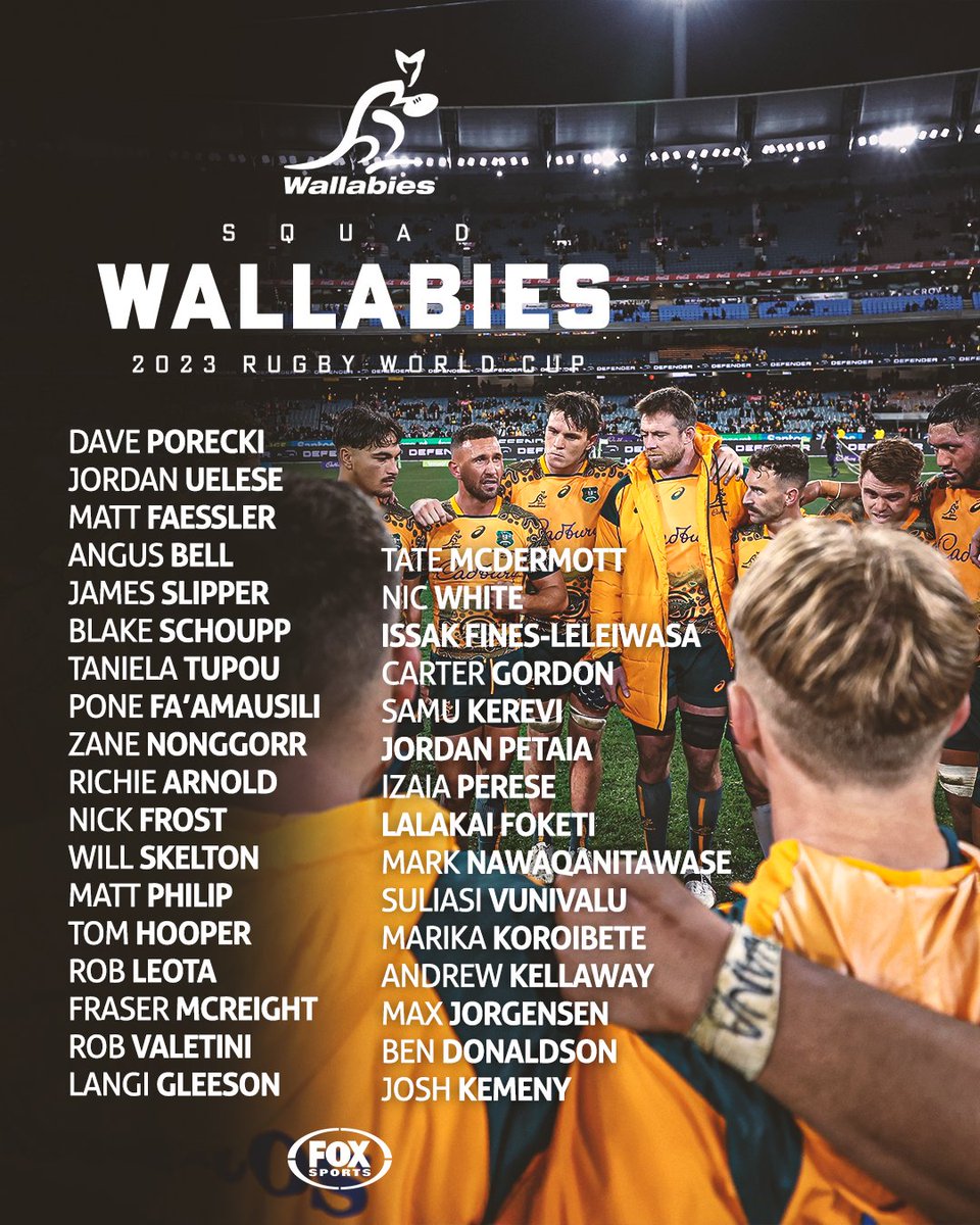 FOXRUGBY's tweet photo. BREAKING

25 World Cup debutants, no Hooper or Cooper, and a new captain... Eddie Jones says his squad can "surprise a few people" - and it already might've!

STORY: https://t.co/IGANWumx7K https://t.co/U3S7VGA9op