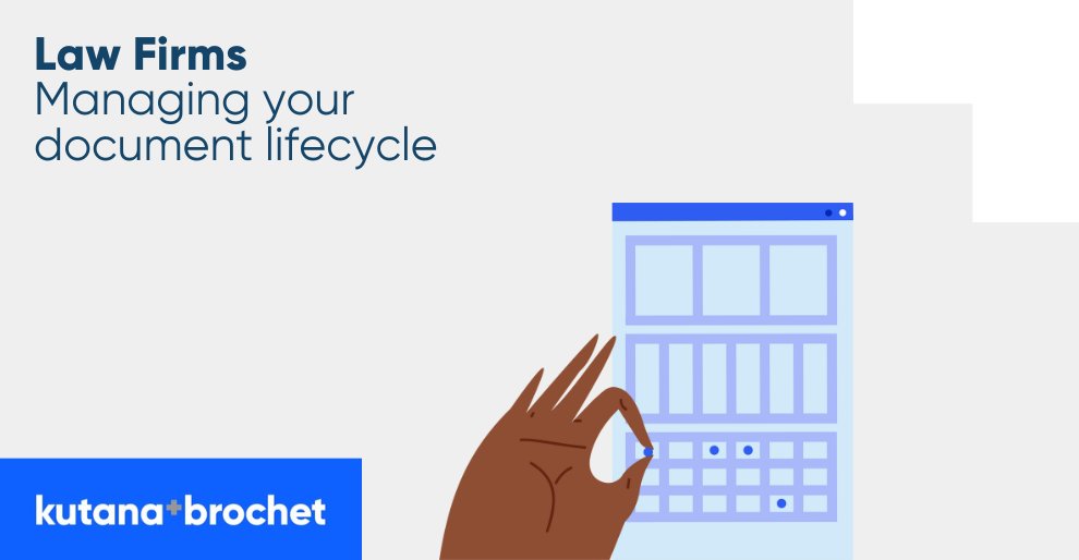 At Kutana+Brochet, we're on a mission to transform document lifecycle management for law firms.  If you'd like to say goodbye to complexity and hello to enhanced productivity, click the link below now!

#legaldocuments #legalsolutions bit.ly/3zgy2aa