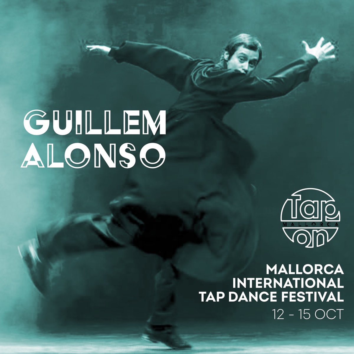TapOnBarcelona's tweet photo. Exciting news for tap dancers! 🌟
We're thrilled to announce that Guillem Alonso, as a guest instructor in Tap On Mallorca 2023. 🕺💃
👉 Early Bird discount concludes on August 20! 👈
https://t.co/aVMGBXNi9A https://t.co/tNKuIZbKpv