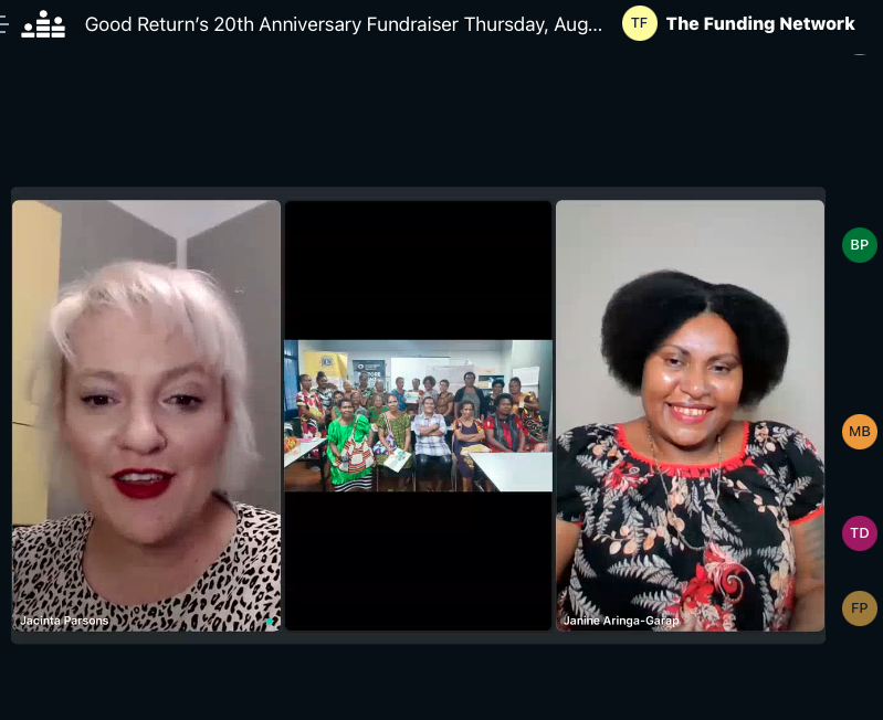 GoodReturnOrg's tweet image. And we're off - thank you to Janine for a powerful presentation on #genderequality in #PNG

Still time to tune in: crowdcast.io/c/goodreturn20…