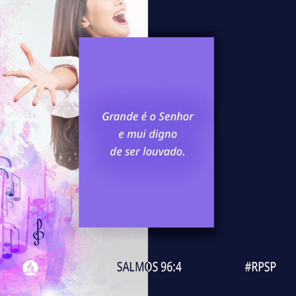 jeanetepinto's tweet photo. #Sl96|“Cantem ao Senhor e louvem o seu nome; proclamem todos os dias a sua salvação.” #rpSp https://t.co/gEg1GooMc7
