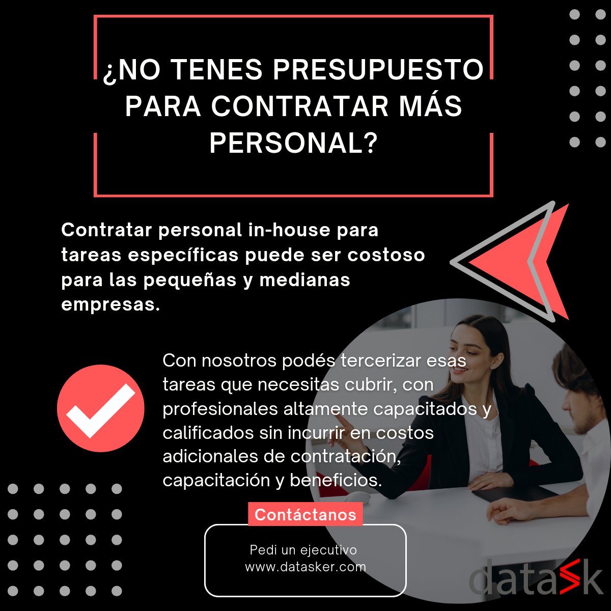 Dataskworld's tweet photo. ¿Problemas de presupuesto? 

¡Veni a Datask! https://t.co/0zwP7OtxO4