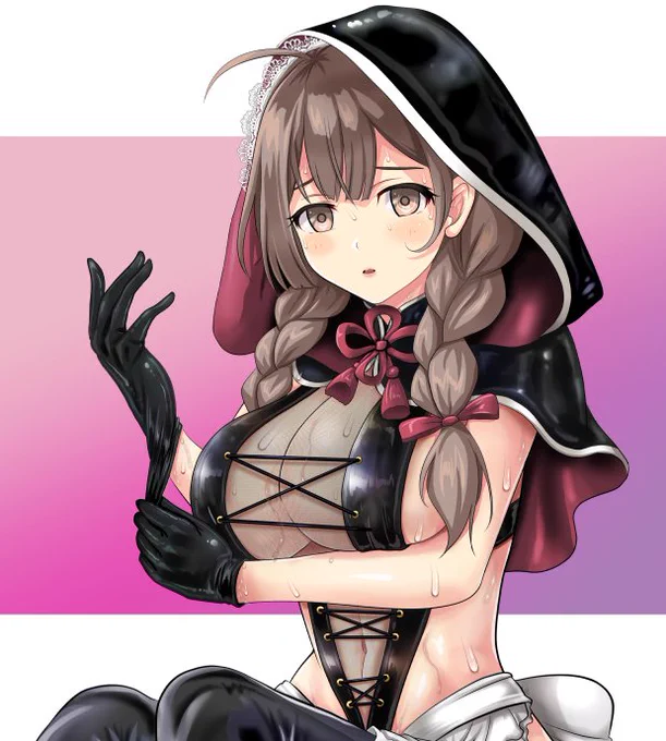 提督のお願い事をついつい聞いちゃう神州丸どのちゃん #艦これ #艦これイラスト 差分付きの高解像度版【無料公開版】: 限定解除版(R18) +PSD配布 