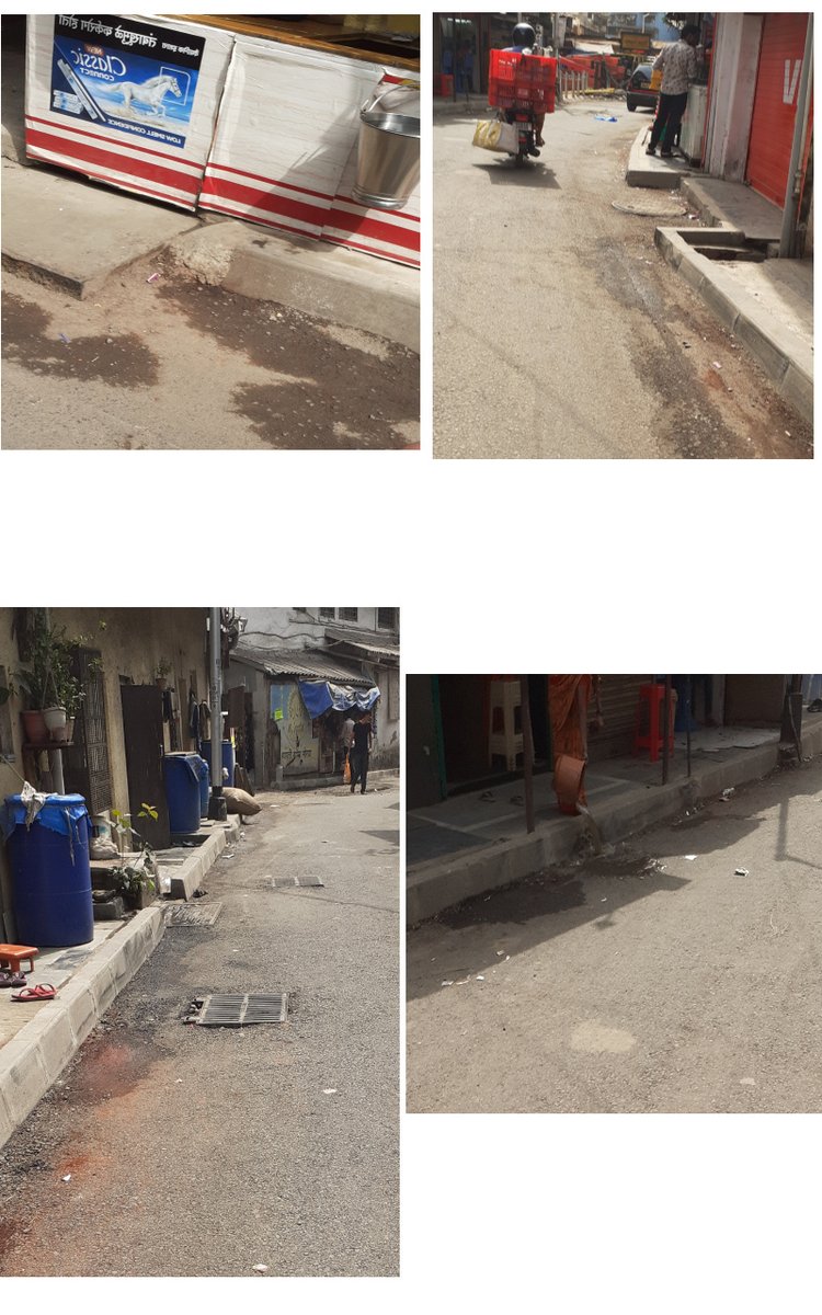 Gundechagardens's tweet photo. Does anyone cares? #CMOmaharashtra #eknathshindeformumbai sir
Already #BMC contractors have wrongly constructed footpaths on narrow road without removing encroachments &amp; these dustbins on road have made impossible to vehicle movement. https://t.co/XFkQRWffgq