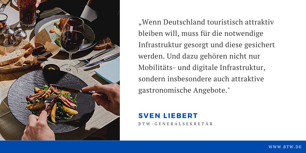 Die 7 % #Mehrwertsteuer auf Speisen in der #Gastronomie müssen bleiben - auch im Sinne der gesamten Wertschöpfungskette #Tourismus und des #Tourismusstandorts Deutschland. #Reisen #Genuss Mehr dazu auch in unserer jüngst erschienen Presseinfo: tinyurl.com/6fvh34bt