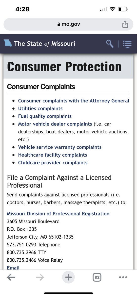 bodymindsoul12's tweet image. Michigan AG does not provide easy access for consumer complaints? In fact, if involved in Auto No Fault, Consumer loses right for Consumer Protection &amp;amp; guided by Gov to file concern w/@MIDIFS @MIAttyGen why? 👀easy process for other states #MissouriAG #Fraud