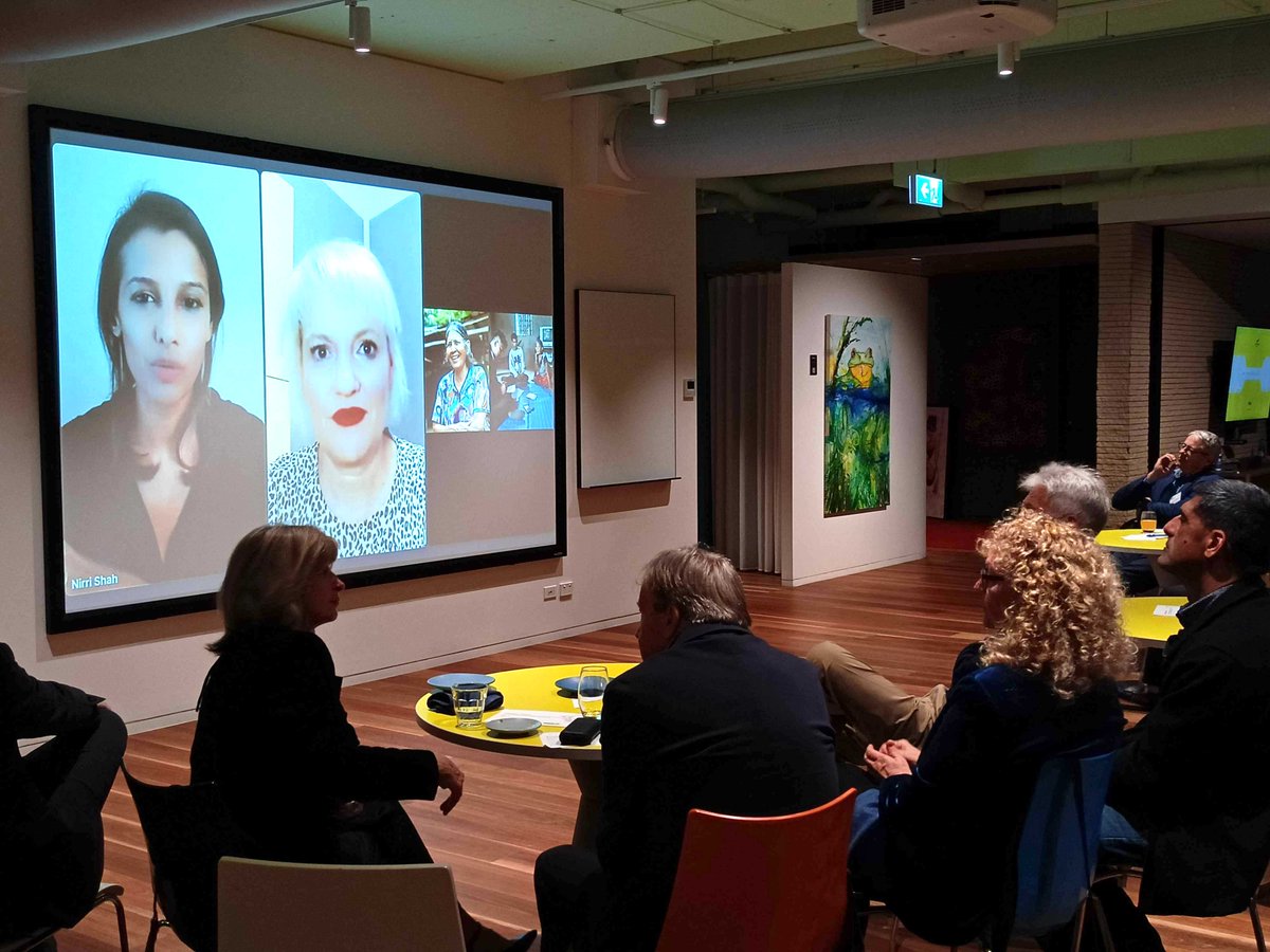 GoodReturnOrg's tweet image. Sydney watching party tuning in to Nirri's brilliant presentation on Good Return's #disabilityinclusion program in #Cambodia 🇰🇭

It's not too late to join!: crowdcast.io/c/goodreturn20…