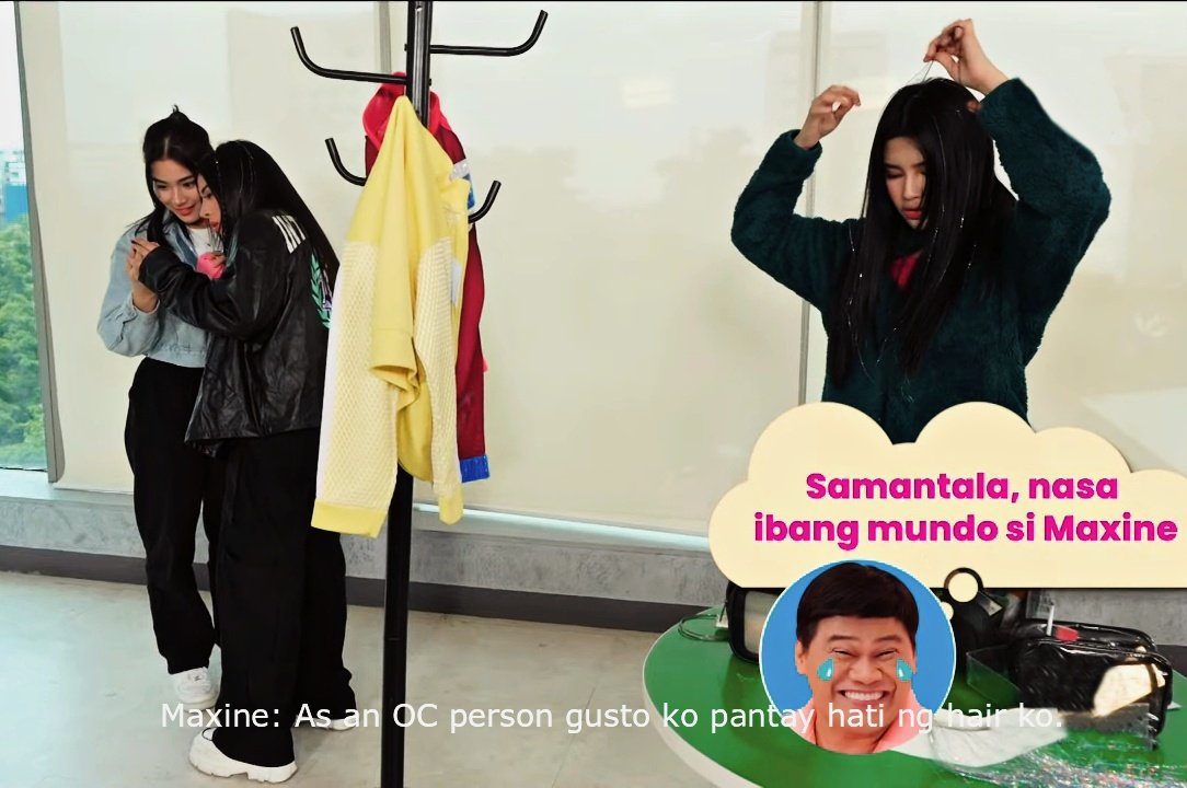 Maxine: As an OC person gusto ko pantay hati ng hair ko.

She's always the random one! #OCproblem 😂😂