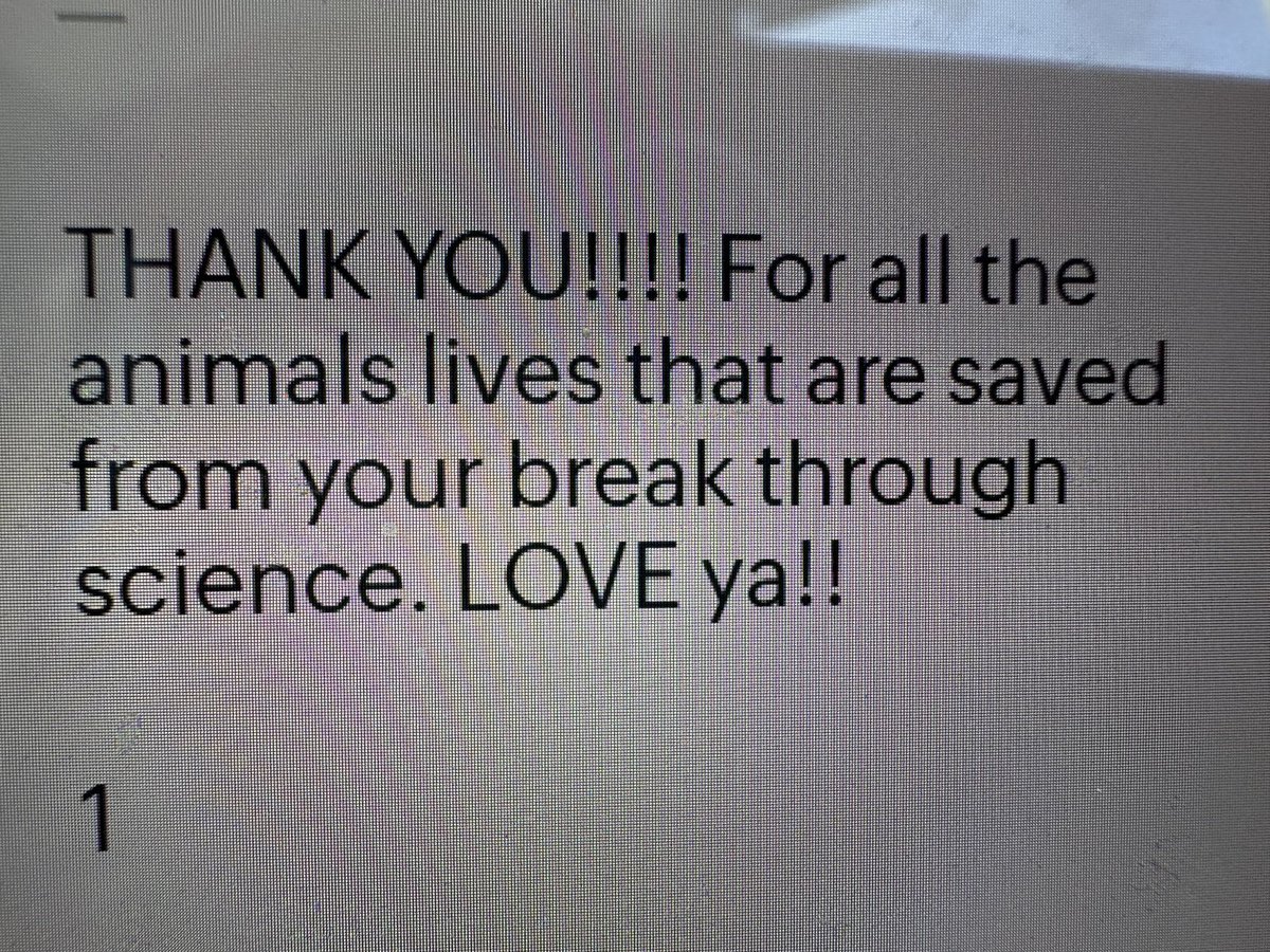 DrCarolTreasure's tweet image. Not many companies get this type of message dropping into their inbox in the mornings! Big thank you to the person who sent it and lifting our day! 🙏💖 ⁦@XCellR8_labs⁩ #redefiningtesting