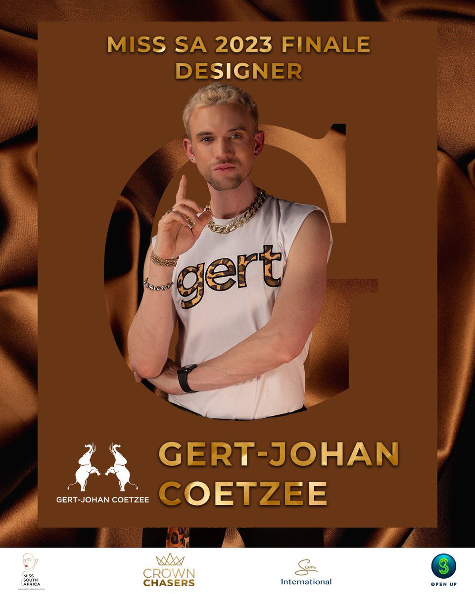 INTRODUCING MISS SA 2023 FINALE DESIGNERS 👗 Our final designer for the evening gown segment is @gertjohan . Expect to be captivated by these designs on Sunday, 13 August at 18:30 PM at the SunBet Arena @timesquareza . #MissSA2023 #PageantFinale #Designers #GertJohanCoetzee