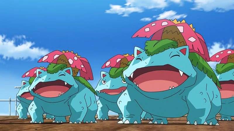 DailyPKDX's tweet photo. Each day a Pokemon till we complete the Pokedex  1008 days to go.   

 N° 0003 : Venusaur   
Grass/Poison  
2m/100kg    

Pokedex Summary : "Its plant blooms when it is absorbing solar energy. It stays on the move to seek sunlight."    

Rate him bellow  
⬇️⬇️⬇️⬇️ https://t.co/tHD08AsGcu