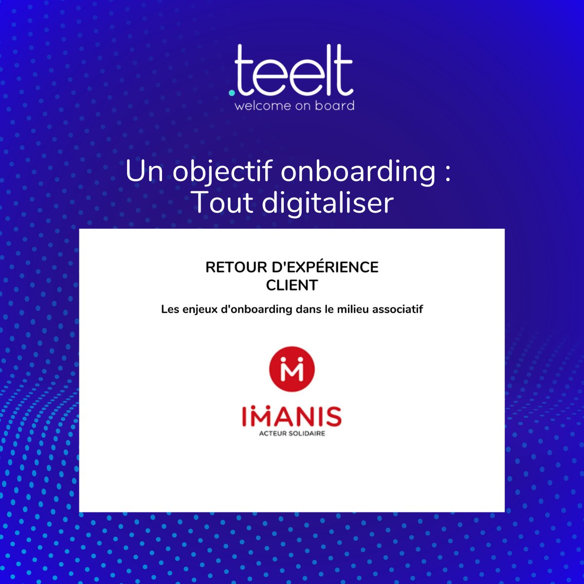 “Si on prend notre temps, les talents s’envolent ailleurs” -Jean Noel Guillaume

Face à la pénurie de talents sur le marché de l'emploi, l'association Imanis a retravaillé sa stratégie de #recrutement pour garder les bons profils.

Lisez l'article :
👉 urlz.fr/mGZZ