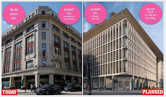 cornerstonebarr's tweet photo. Deep dive into the recent decision to reject Marks &amp; Spencer’s application to demolish and redevelop its flagship Oxford Street store. 

@estelledehon KC and @RWNCLPP from the #CornerstoneClimate team provide the latest analysis

https://t.co/7XIREs37Cz https://t.co/v3PFhFmDtS