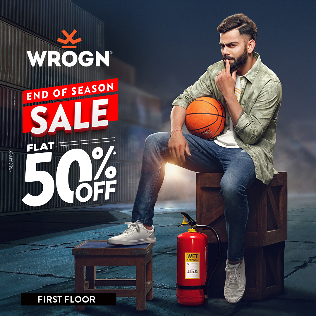 WROGN End of Season Sale!
You can explore what we have to offer Visit our store at City Centre Mall in Nashik.

#ccmnashik #wrogn #endofseasonsale