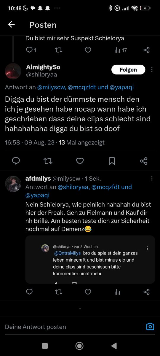 Schule abgebrochen um CW-Spieler zu werden