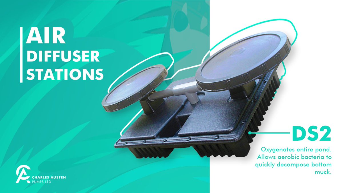 Our Air Diffuser Stations improves overall pond health and keeps the natural balance. Energy efficient and running safely, with no electricity in the water.

Learn more: bit.ly/453yfff

#airdiffuser #ponds #pumps  #hydro #aquatic #charlesaustenpumps