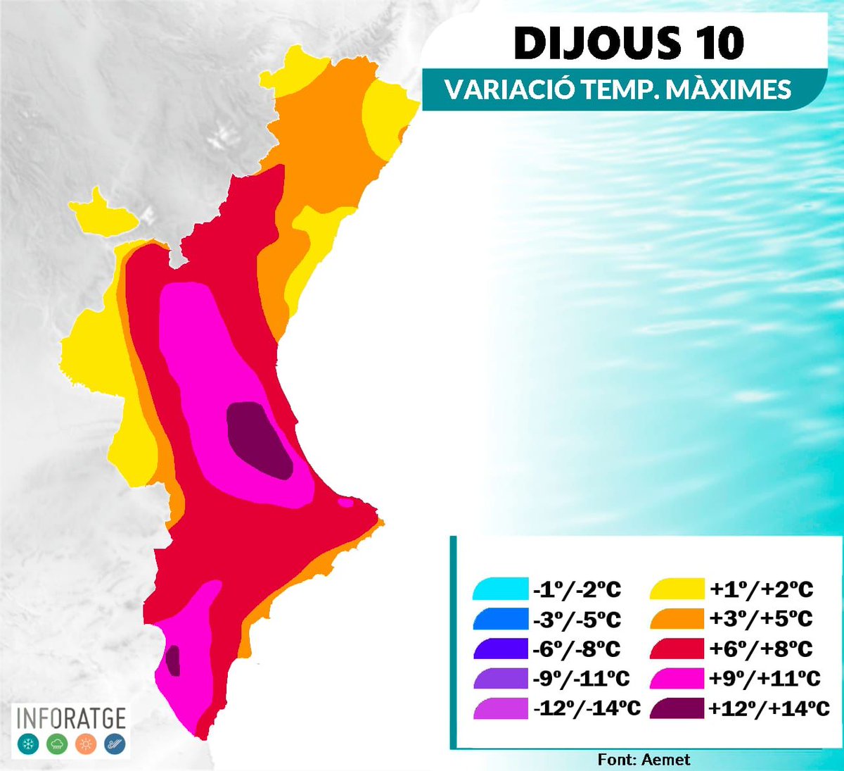 El centre de coordinació d’emergències de la Comunitat Valenciana ha establit el nivell 3 (Risc extrem) de preemergència per alt risc d’incendis forestals. Es recorda a tota la població que està totalment prohibit fer foc i en cas de detectar un incendi s'ha de cridar al 112.