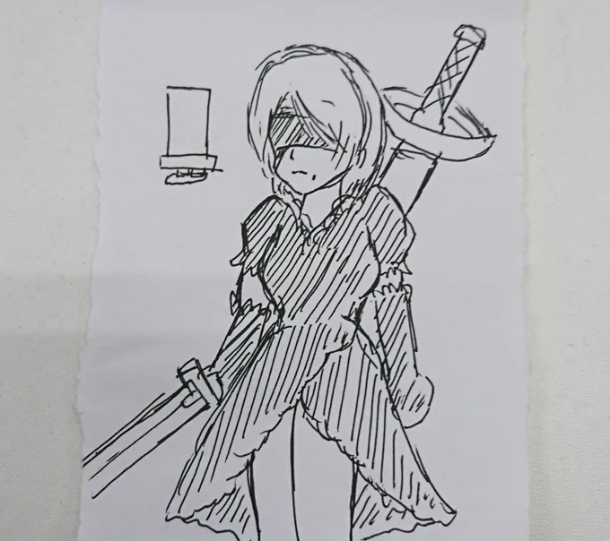この間描いたのがあんまりにもアレだったので、劇的ビフォーアフター。