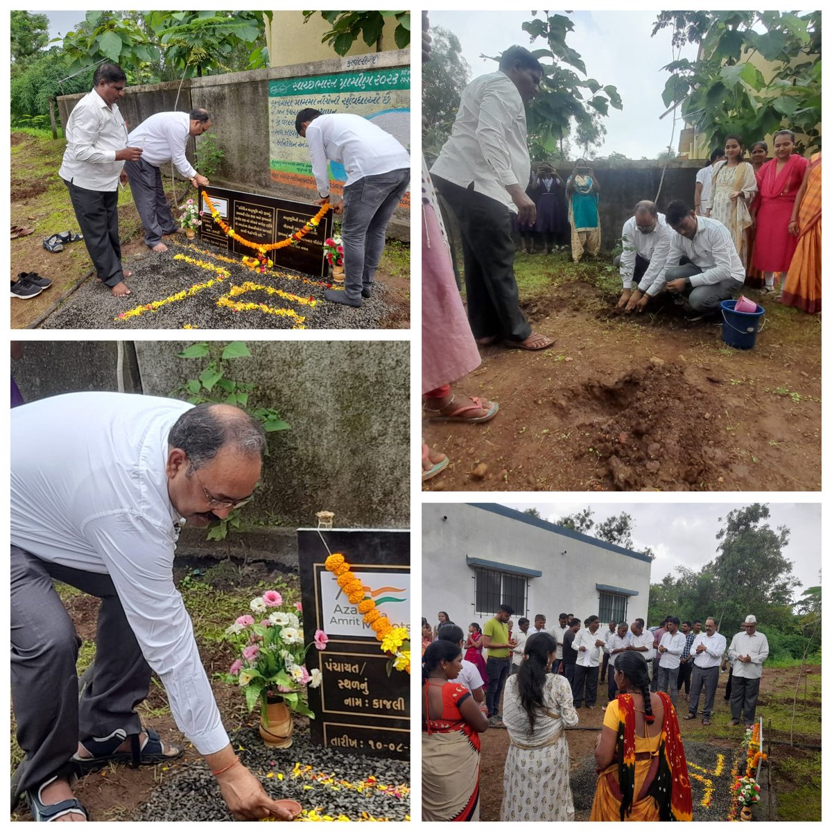 Meri Mitti Mera Desh Celebration at Vill Kajali Ta Kaparada Valsad