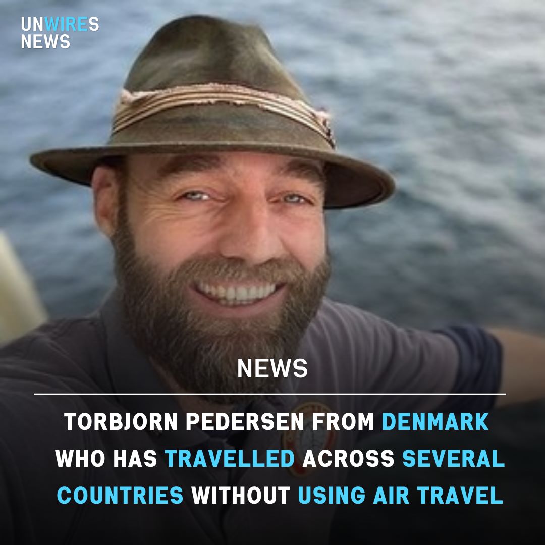 'From Denmark to Every Corner of the Earth: 🌍✈️ Embark on a remarkable adventure as Torbjorn Pedersen achieves the extraordinary feat of visiting all 195 countries without boarding a single flight. Covering an astounding 260,000 miles.

 #TorbjornPedersen #FlightFreeTravel