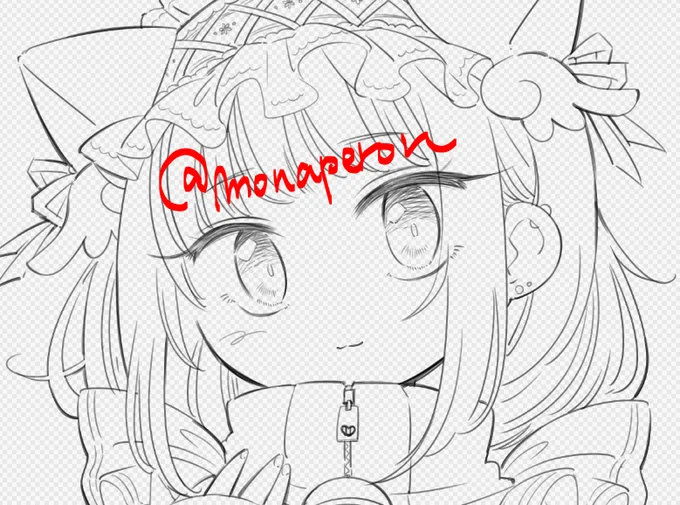 【WIP】かわいいの描いてます