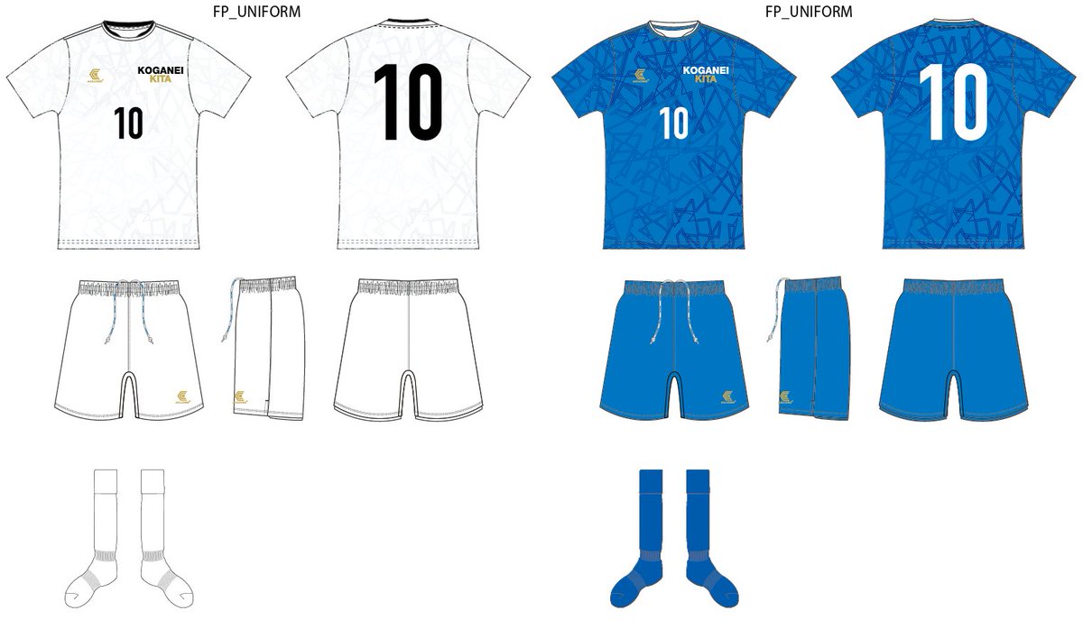 acuoreito's tweet photo. 東京の高校サッカーでは、この３チームが今年からアクオレの仲間に。

足立西（荒川の桜吹雪がモチーフ）
淵江（「淵」を柄に）
小金井北（迷彩っぽい柄）

チームが増える分、公式戦の試合結果をチェックする楽しみも増えるのが
サッカーメーカーの営業担当の醍醐味。
選手権予選も応援しています。 https://t.co/34pmdw2OKQ