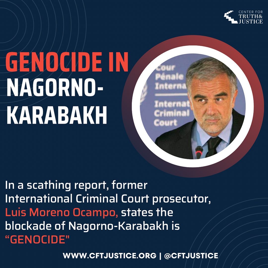 ne_marina's tweet photo. The situation in #Artsakh (Nagorno Karabakh) is recognized as genocide by a renown expert. There is a textbook precision in the actions of the organizers. 
#Sanctions Against #Azerbaijan
#ArtsakhAirlift https://t.co/4ZyA6J9K1j