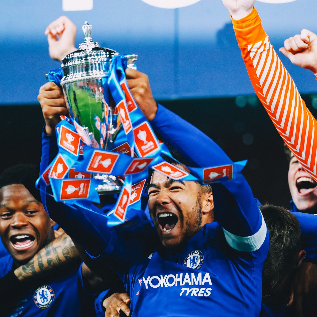 ChelseaFC's tweet photo. A heartfelt letter to his six-year-old self about what to expect on his Chelsea journey. ✍️

Our new captain, Reece James. 💙