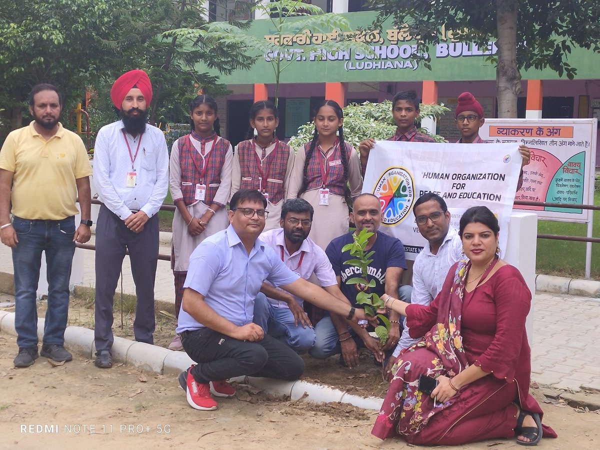 ItsHope4India's tweet photo. We planted 30 plants in two govt schools of ludhiana 
1. GHS Bullepur
2. GSSS Nasrali
During plantation drive Shri Vinayak mishra, Shri Kapil Trikha and Mr Kush Thakur attended. 
Had a fruitful interaction with school staff and incharge. https://t.co/1Zof53Lmuh