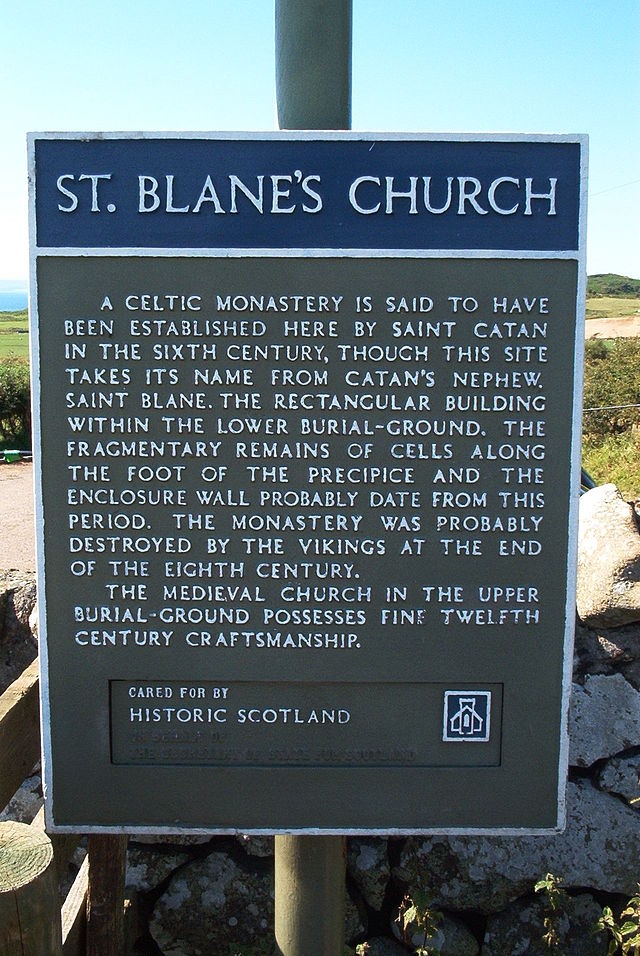 rercag's tweet photo. Today is the Feast of St Blane, born on Bute and educated in Ireland. The ruins of his church at Kingarth, Bute, where his remains were buried, are still standing and are pictured below. Happy Feast Day @StBlanesGCC #StBlane #CatholicFeastDays https://t.co/h8g7gt2eUY