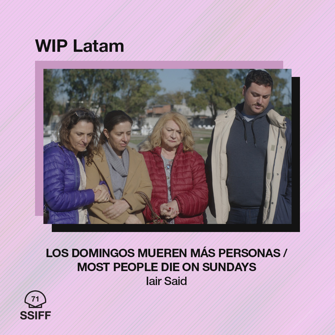 sansebastianfes's tweet photo. #71SSIFF #WIPLatam 🌎 LOS DOMINGOS MUEREN MÁS PERSONAS / MOST PEOPLE DIE ON SUNDAYS, Argentinian @iairsaid's second film, uses a sweet and sour comedy tone to follow the vicissitudes of a young homosexual Jew when he has to go home to face his father’s last days. https://t.co/E7Urgbn5o0
