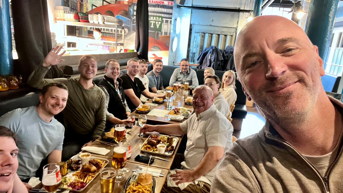 drpgroup's tweet image. Our Manchester team recently enjoyed a scrumptious meal at Quarter House BBQ Restaurant as a thanks for all their hard work 😀. Well done team! We hope you enjoyed what looks to be delicious food 😋

#DRPGManchester #CreativeComms