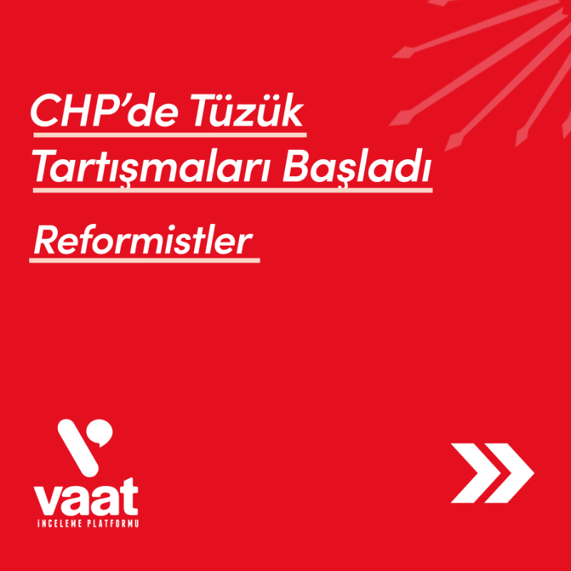 vaatlerorg's tweet photo. Vaat sizin için derledi: CHP'de Reformistler (@reformistler) CHP'de hangi tüzük değişikliklerini öneriyor