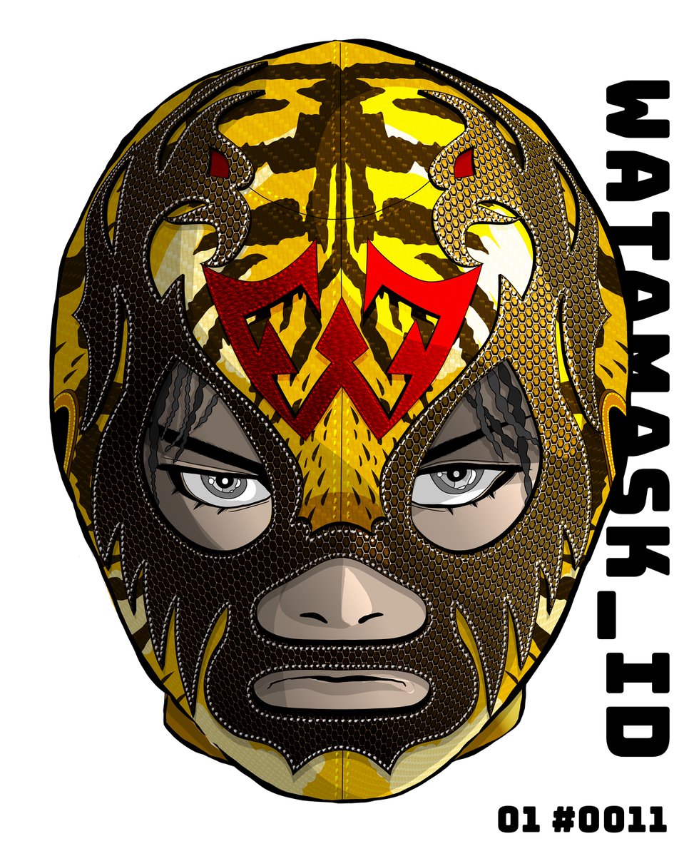 watamask's tweet photo. The mask has a fighting spirit.#nft #newnft #newartist #opensea #nftgram https://t.co/O7XYxoT0sn