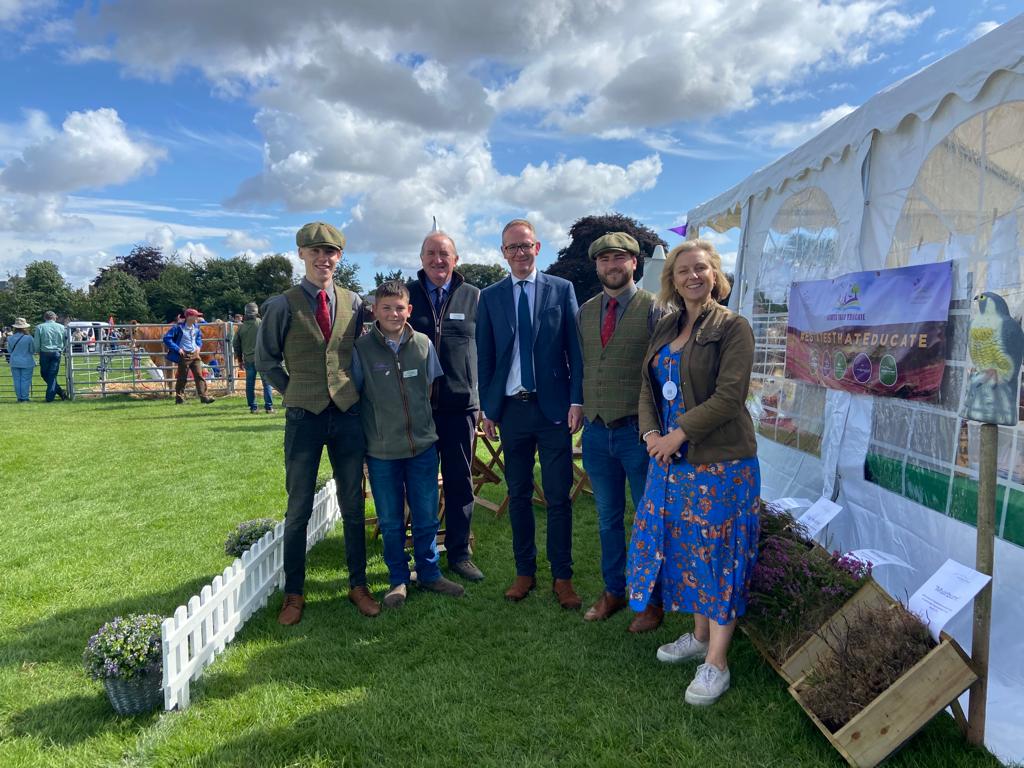 Rachael2Win's tweet photo. Fantastic to catch up with @sumgroupuk at the @BorderUnion show recently to hear more about their #EstatesThatEducate programme.
The project teaches children first-hand the skills that are involved in working on a Scottish sporting estate.
Read more: https://t.co/lX5Dj8MS18 https://t.co/M7YRMwCsKT