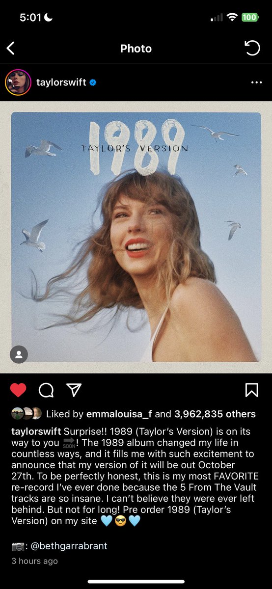 Ik wist da die 1989 cd vinden een teken was🙄

Taylor heeft da daar zelf geplaatst (keep on clowning)