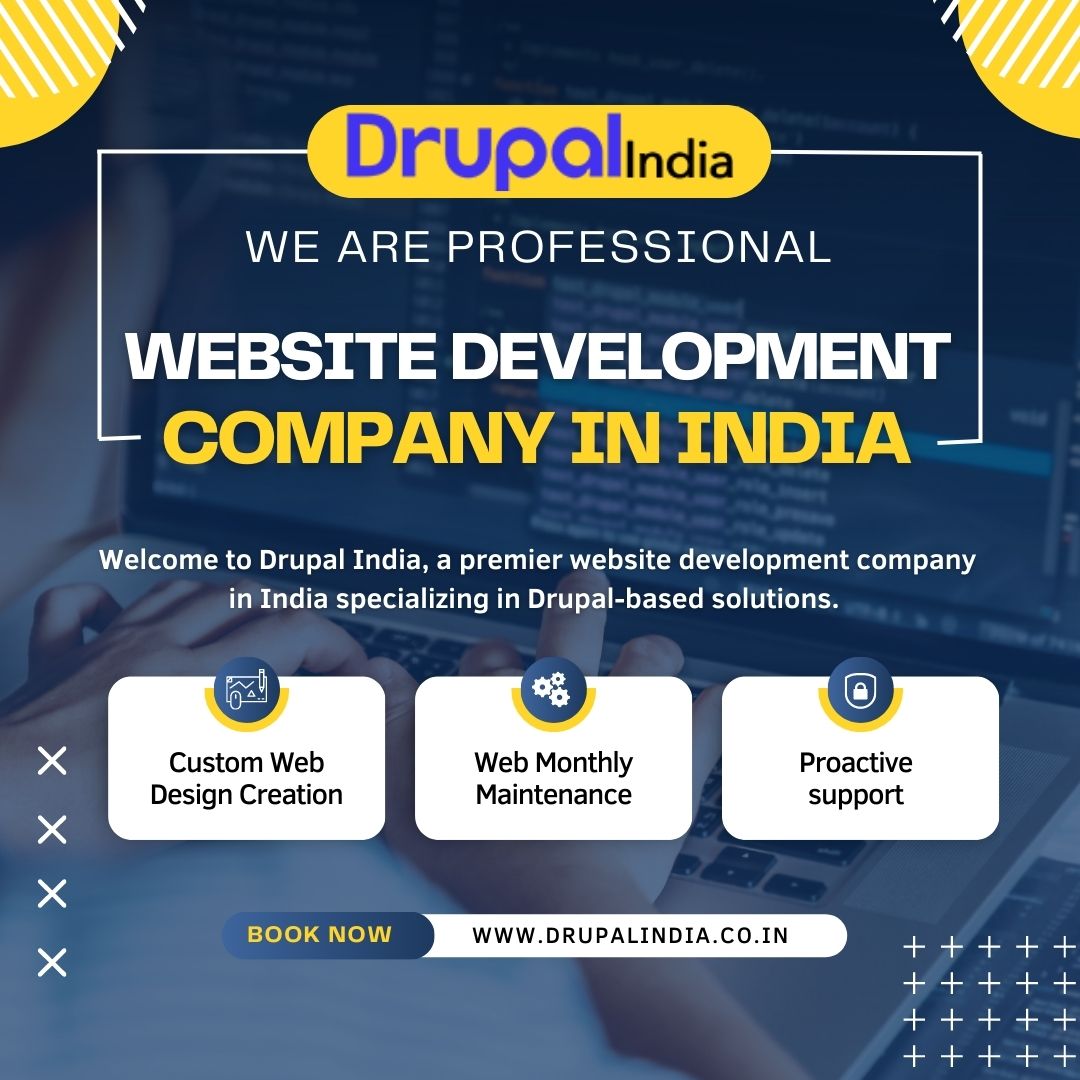 Website Development Company in India
Welcome to Drupal India, a premier website development company in India specializing in Drupal-based solutions. 
#drupalindia #webdevelopement #drupaldevelopment #ecommercebusiness #websitedesign #websitedevelopment