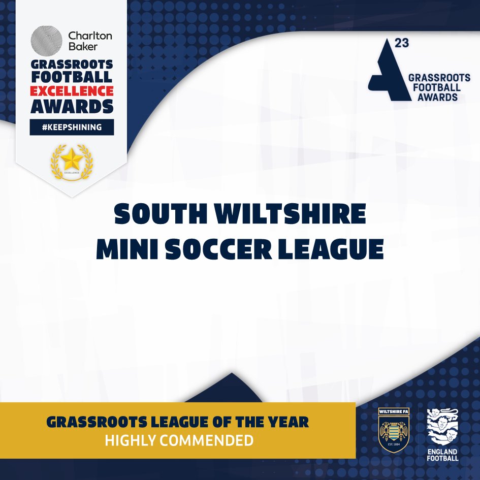 We are pleased to say that we have been recognised as Highly Commended League of the Year by <a href="/WiltsCountyFA/">Wiltshire FA</a> at the Grassroots Football Excellence Awards. 

#SWMSL